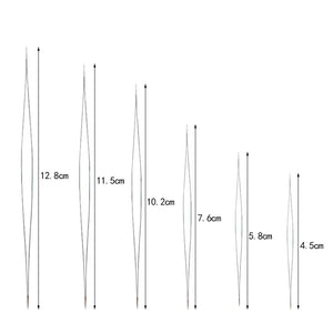5Pcs Big Eye Beading Needles Curved Stainless Steel Jewelry Making Tools