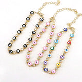 5Pcs Bohemia Filled Eye Tennis Bracelet