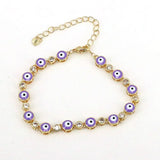 5Pcs Bohemia Filled Eye Tennis Bracelet