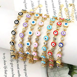 5Pcs Bohemia Filled Eye Tennis Bracelet
