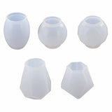 5Pcs Sphere Silicone Mold Resin Casting DIY Crafts Bottle Stoppers Soaps