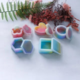 5Pcs Resin Molds with Lids for DIY Craft Making