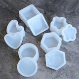 5Pcs Resin Molds with Lids for DIY Craft Making