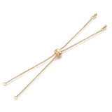 5Pcs Brass Adjustable Slider Chain for DIY Bracelets Beads Charms Jewelry