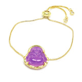 5Pcs Colorful Jade Buddha Bracelet for Women