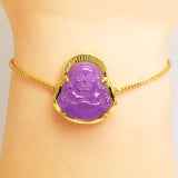 5Pcs Colorful Jade Buddha Bracelet for Women