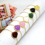 5Pcs Colorful Jade Buddha Bracelet for Women