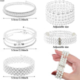 5Pcs Freshwater Pearl Line Bracelet Women's Gift Jewelry