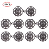 5Pcs Vintage Metal Cloak Cape Clasp Fasteners DIY Cheongsam Buckles