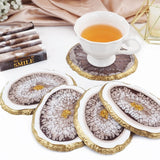 5Pcs Coaster Rack Mold Square Round Oval Tray Mold Epoxy Mold