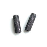 5Pcs CZ Paved Bars Tubes Spacers for Jewelry Making