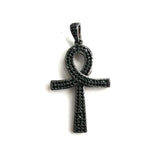 5Pcs CZ Pave Ankh Charms Plated Egyptian Pendant for Jewelry