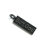 5Pcs CZ Pave But God Word Charms Plated Letter Pendant Jewelry