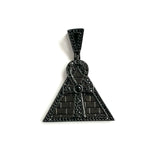 5Pcs CZ Ankh Charms Egypt Pyramids Pendant