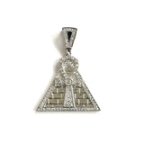 5Pcs CZ Ankh Charms Egypt Pyramids Pendant