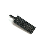 5Pcs CZ Pave Enough Word Charms Letter Pendant For Jewelry Making