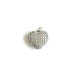 5Pcs Heart Charms Pendant for Jewelry Making Bracelets Necklace