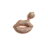 5Pcs CZ Pave Lip Pendant Charms for Jewelry Making