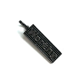 5Pcs CZ Pave Word Charms Plated Letter Pendant for Jewelry Making
