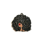 5Pcs CZ Paved Girl Magic Charms Pendant for Jewelry Making