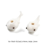 5Pcs Animal Lampwork Glass Beads for DIY Jewelry Making