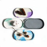 5Pcs DIY Ashtray Mold Square Cup Silicone Jewelry Making Mould Oval Epoxy