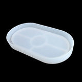 5Pcs Oval Epoxy Resin Casting Coaster Molds Art Tools Jewelry Making Mold