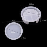 5Pcs DIY Crystal Epoxy Resin Mold Coaster Storage Box Set Home Decoration