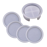5Pcs DIY Crystal Epoxy Resin Mold Coaster Storage Box Set Home Decoration