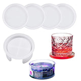 5Pcs DIY Crystal Epoxy Resin Mold Coaster Storage Box Set Home Decoration