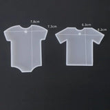 5Pcs DIY T-shirts Elk Deer Cat Pendant Resin Mold Tool