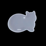 5Pcs DIY T-shirts Elk Deer Cat Pendant Resin Mold Tool