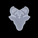 5Pcs DIY T-shirts Elk Deer Cat Pendant Resin Mold Tool