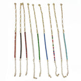 5Pcs CZ Adjustable Tennis Bracelets Half Zircon Chain Dainty Cubic Zirconia