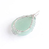 5Pcs Aventurine Tree Of Life Pendant Wire Wrapped Natural Gemstone
