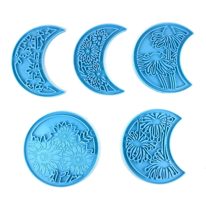 Epoxy Moon Wall Hanging Silicone Mold DIY Ornaments Jewelry