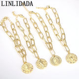 Adjustable Link Chain Jesus Religious CZ Charm Bracelet Women Men Jewelry