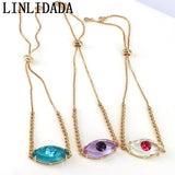 5Pcs Colorful Eyes Charm Jewelry Finding Bracelet