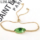 5Pcs Colorful Eyes Charm Jewelry Finding Bracelet