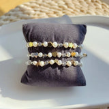 5Pcs Natural Pearl Bracelets Heart Star Jewelry Women Valentines Gift