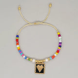 5Pcs Colorful Bead Friendship Bracelets Boho Summer Jewelry