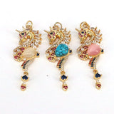 Opal Stone Seahorse Pendant Necklace Gift