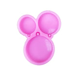 5Pcs Fish Cat Round Pet Tag Epoxy Resin Mold Silicone Mould