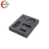 5Pcs Graphite Melting Crucible Kits Silver Ingot Mold Jewelry Casting Tools
