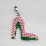 5Pcs Greek Sorority High-Heeled Shoes Charm for Bracelet/Necklace