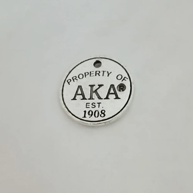 5Pcs Hand Greek Sorority Letter Charms Women Accessories
