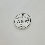 5Pcs Hand Greek Sorority Letter Charms Women Accessories