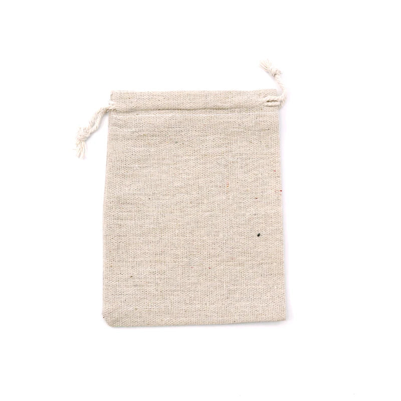 5Pcs Happy Halloween Drawstring Cotton Bags 10x14 13x18cm Pouch Bracelets