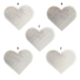 5Pcs Heart Photo Frame Drop Glue Molds Love Wall Decoration Silicone Mold
