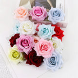 5Pcs Rose Cloth Artificial Flower Wedding Party Home Decoration DIY Accessories